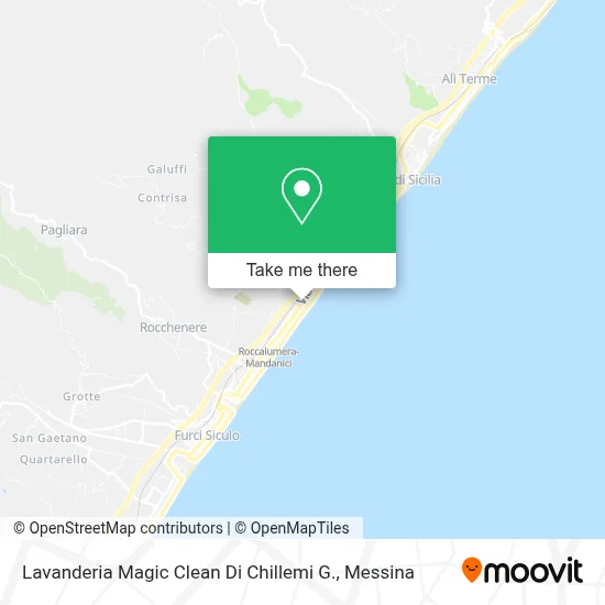 Lavanderia Magic Clean Di Chillemi G. map