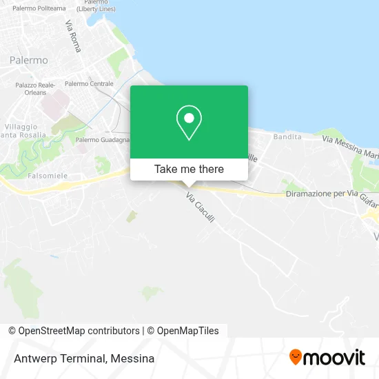 Antwerp Terminal map