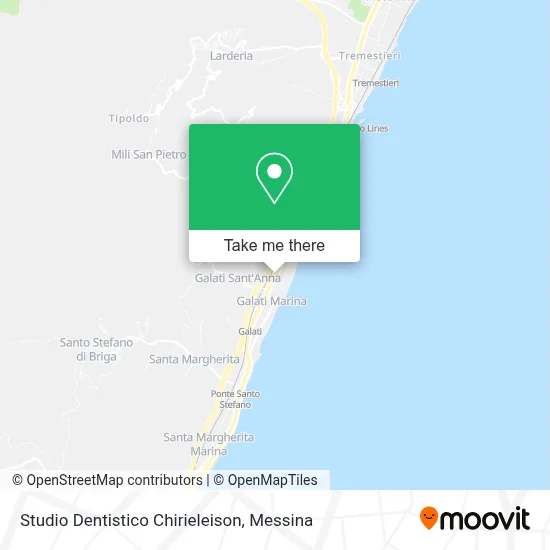 Studio Dentistico Chirieleison map