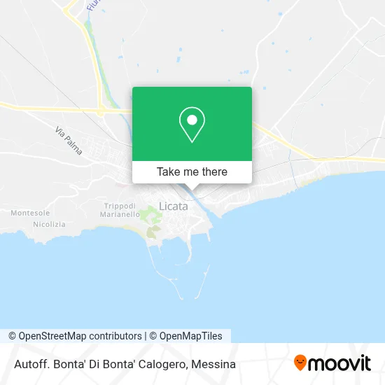 Autoff. Bonta' Di Bonta' Calogero map