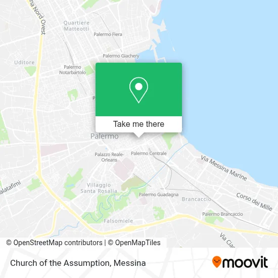 Church of the Assumption map