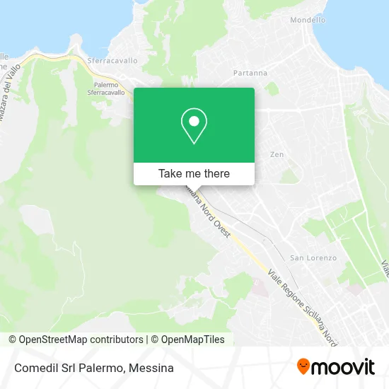 Comedil Srl Palermo map