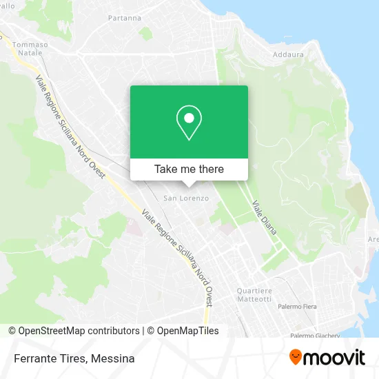 Ferrante Tires map