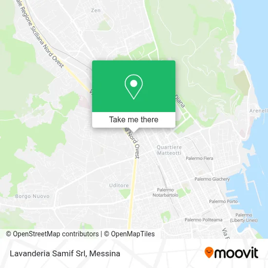 Lavanderia Samif Srl map