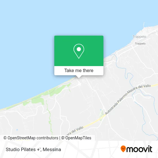 Studio Pilates +' map