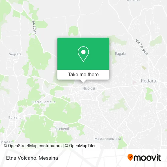 Etna Volcano map