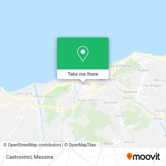 Castrovinci map