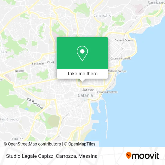 Studio Legale Capizzi Carrozza map