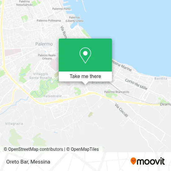 Oreto Bar map