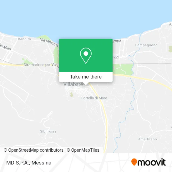 MD S.P.A. map