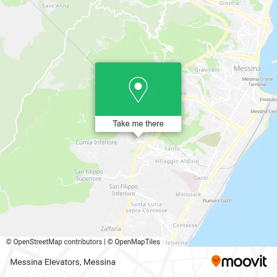 Messina Elevators map