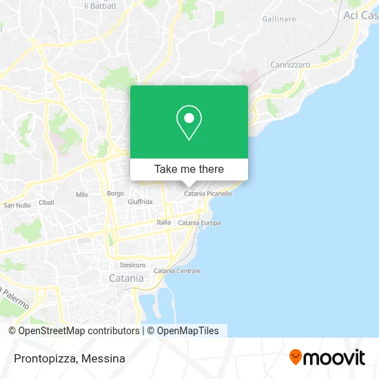 Prontopizza map