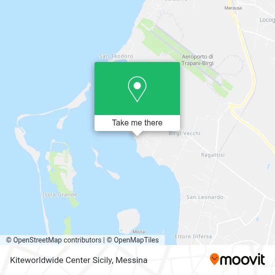 Kiteworldwide Center Sicily map