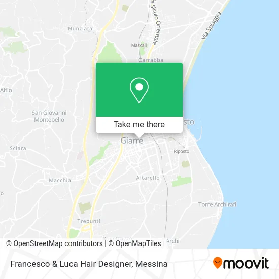 Francesco & Luca Hair Designer map