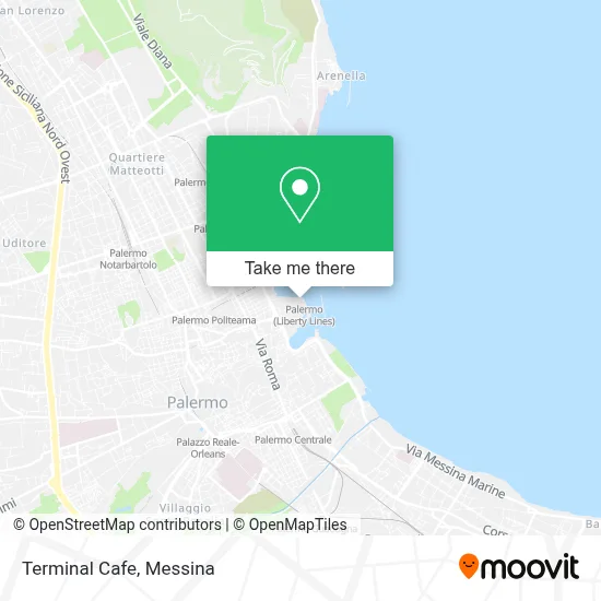 Terminal Cafe map