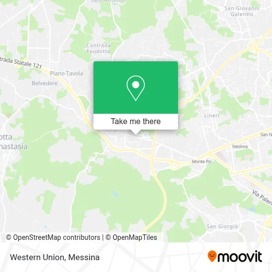 Western Union map