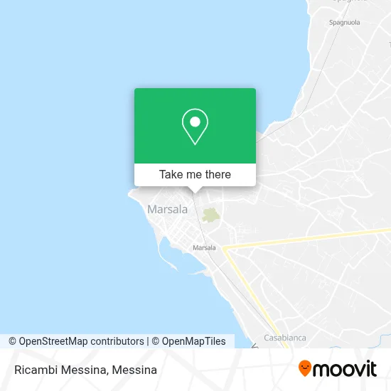 Ricambi Messina map