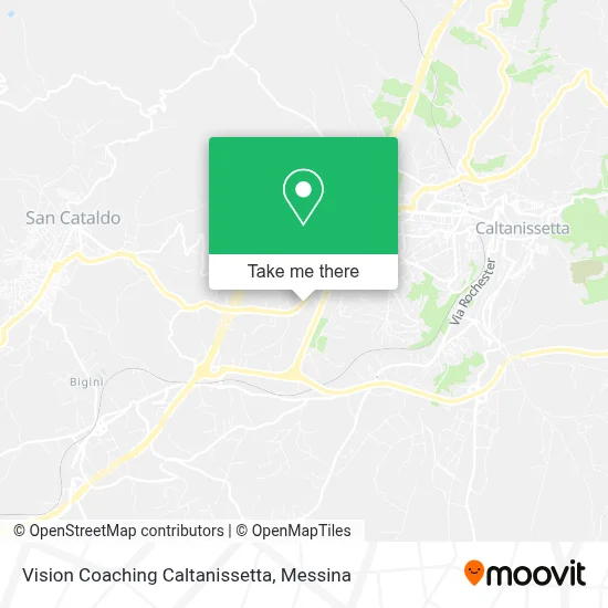 Vision Coaching Caltanissetta map