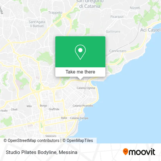 Studio Pilates Bodyline map