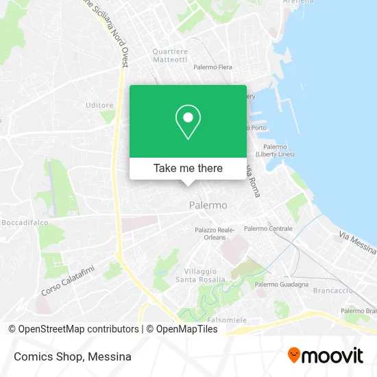 Comics Shop map