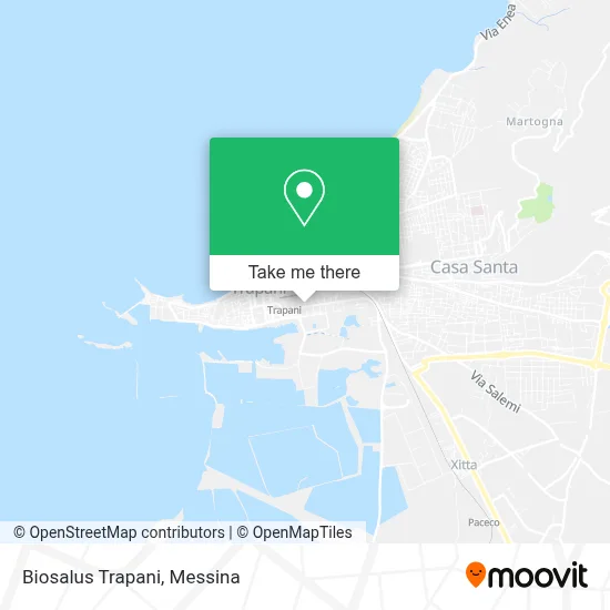 Biosalus Trapani map