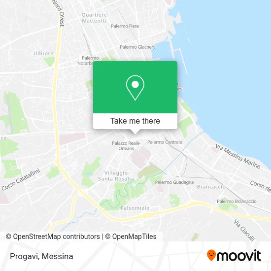 Progavi map