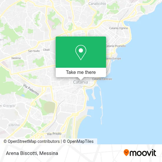 Arena Biscotti map