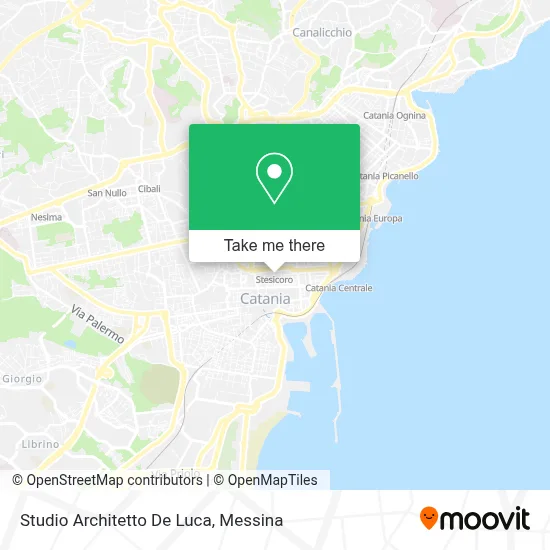 Studio Architetto De Luca map