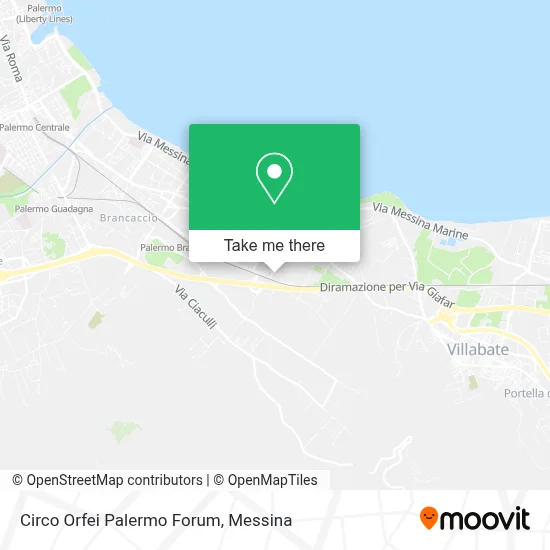 Circo Orfei Palermo Forum map