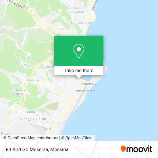 Fit And Go Messina map