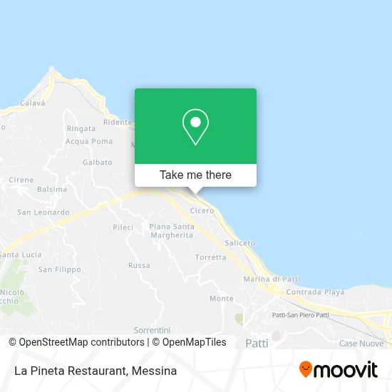 La Pineta Restaurant map