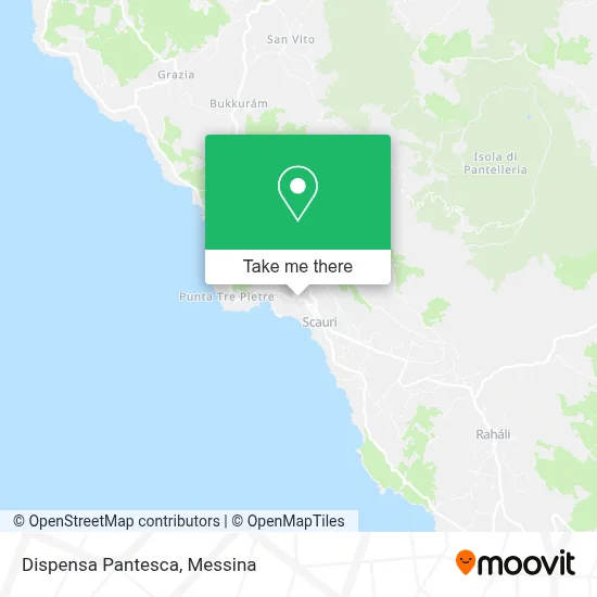 Dispensa Pantesca map