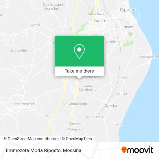 Emmezeta Moda Riposto map
