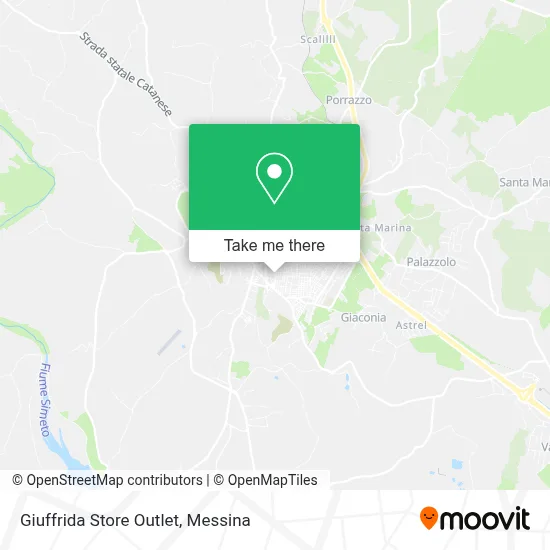 Giuffrida Store Outlet map