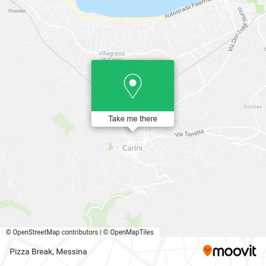 Pizza Break map