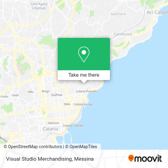 Visual Studio Merchandising map