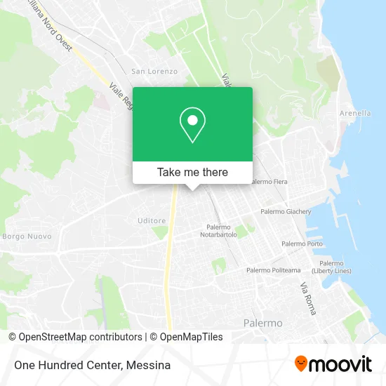One Hundred Center map