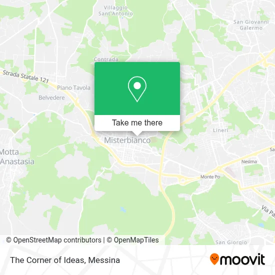 The Corner of Ideas map