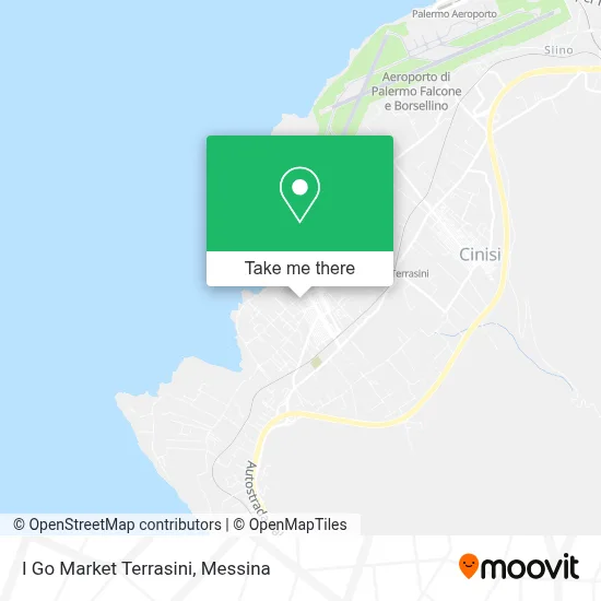 I Go Market Terrasini map