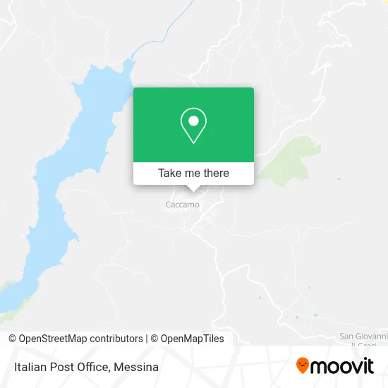 Italian Post Office map