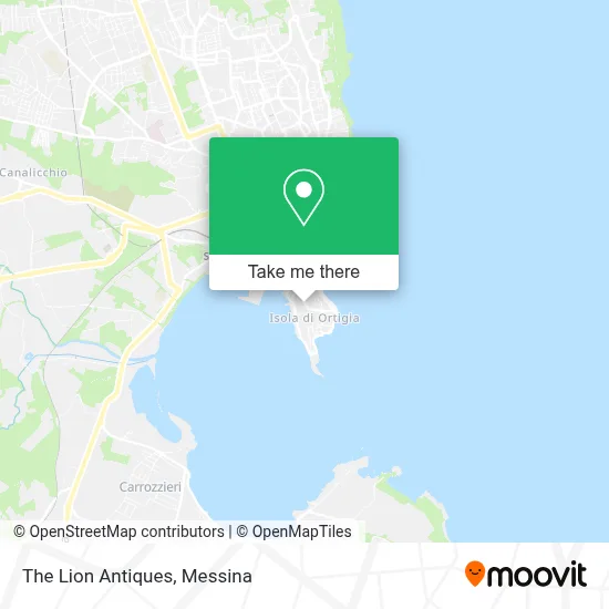 The Lion Antiques map