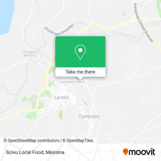 Scivu Local Food map