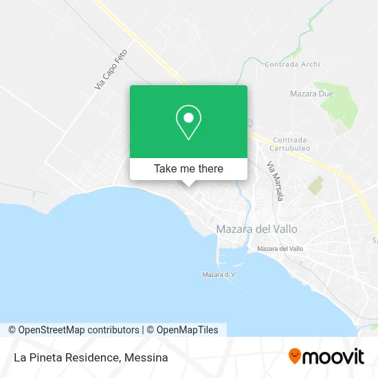 La Pineta Residence map