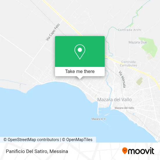 Panificio Del Satiro map