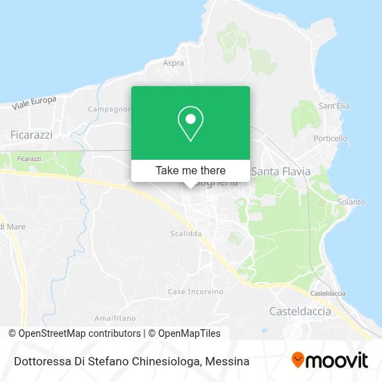 Dottoressa Di Stefano Chinesiologa map
