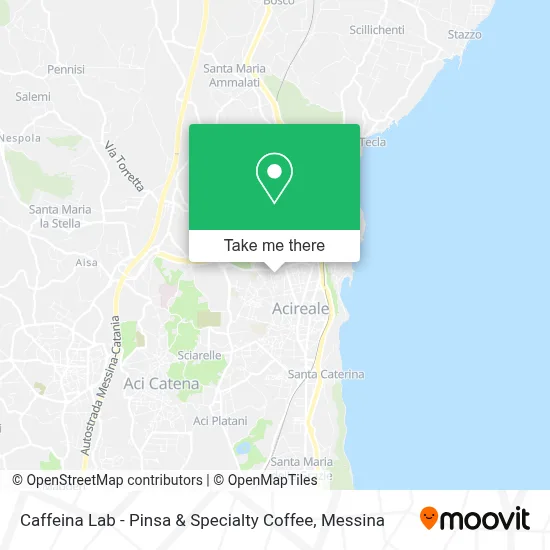 Caffeina Lab - Pinsa & Specialty Coffee map