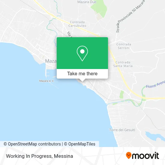 Working In Progress map