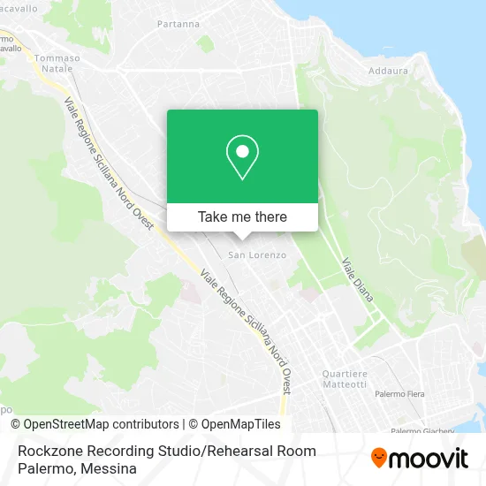 Rockzone Recording Studio / Rehearsal Room Palermo map