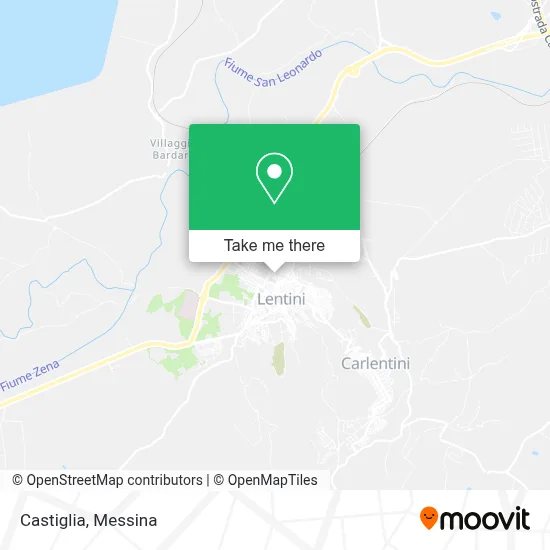 Castiglia map