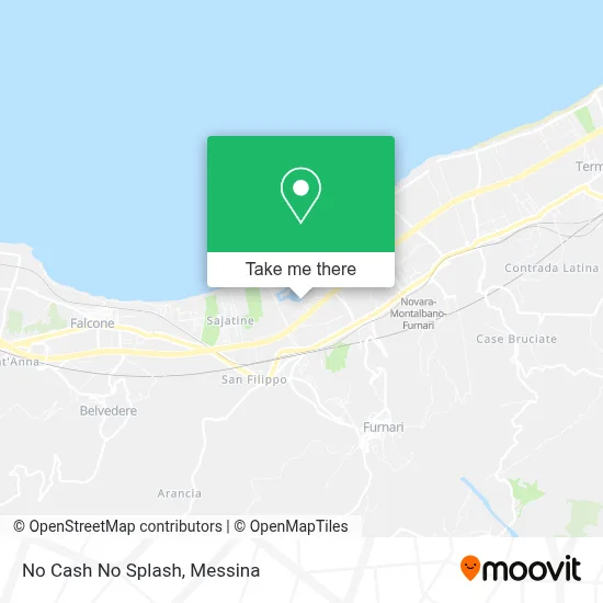 No Cash No Splash map
